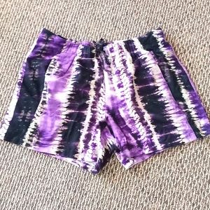 Inc draw string elastic waist shorts
